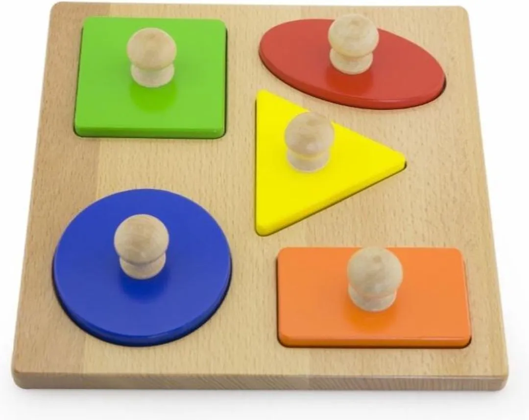 Viga Toys Junior Vormenpuzzel 5 Stukjes