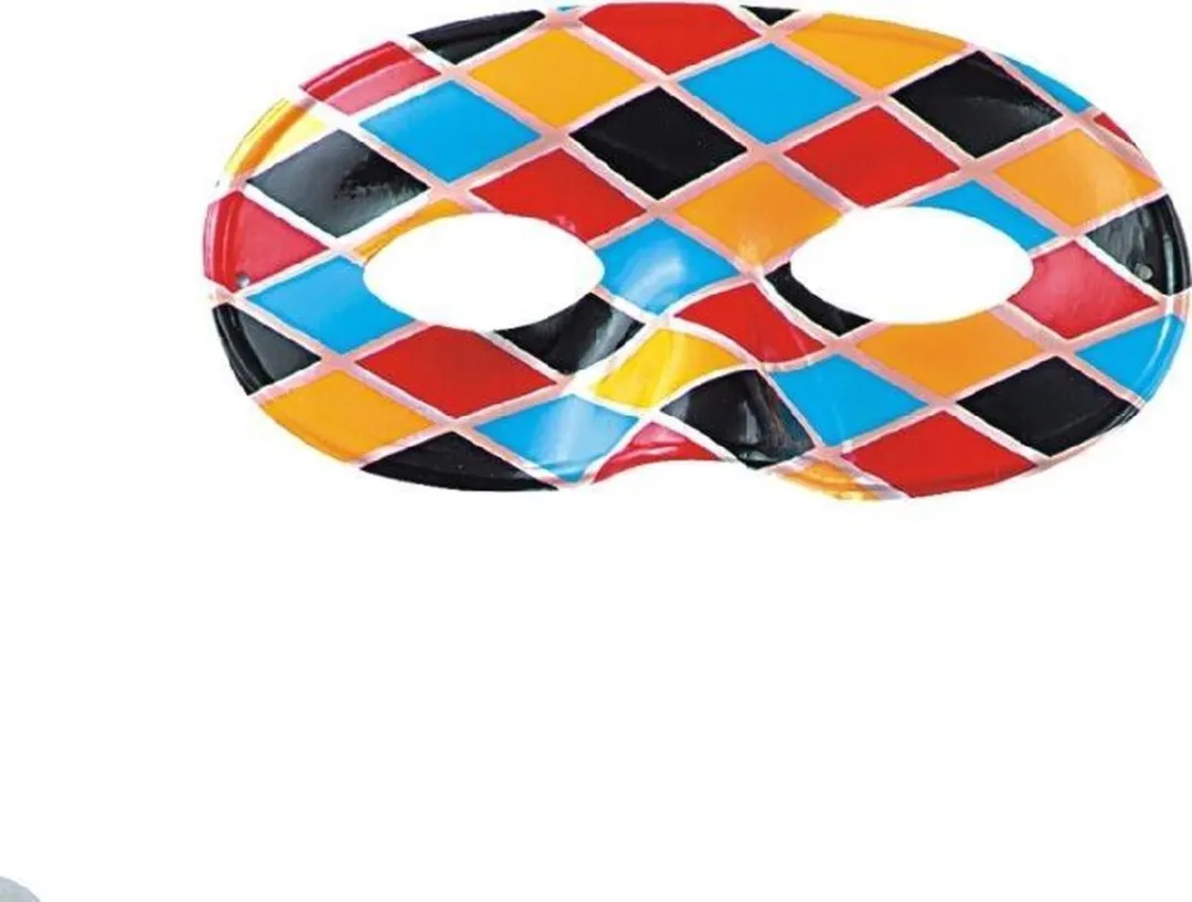 Carnival Toys Verkleedmasker Domino - 24x4cm - Multicolor