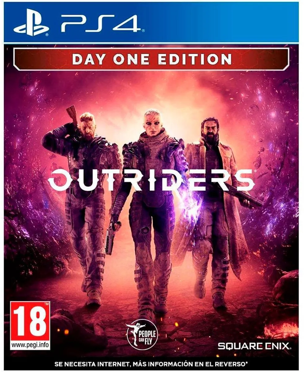 Playstation Games Ps4 Outriders Day One Edition Veelkleurig PAL
