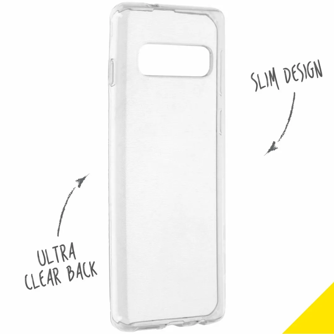 Accezz Hoesje Samsung Galaxy S10 - Transparant