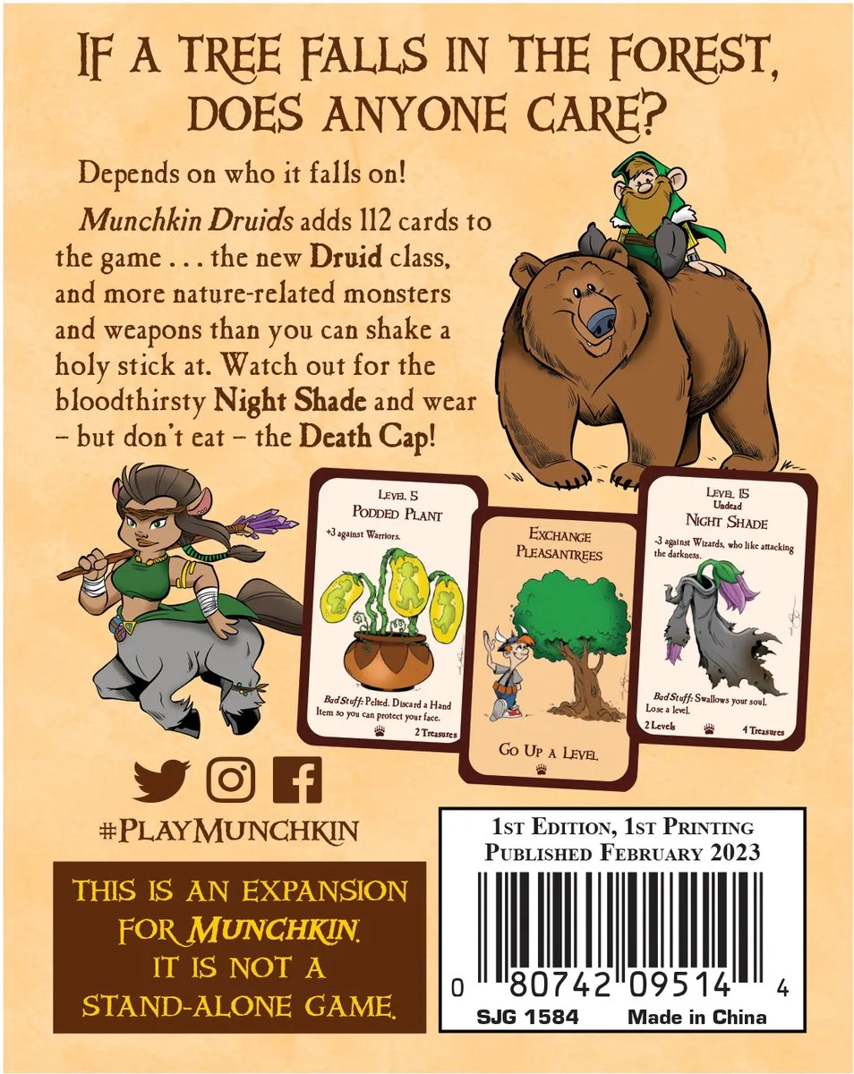Steve Jackson Games Munchkin Druids Uitbreiding - 3-6 Spelers