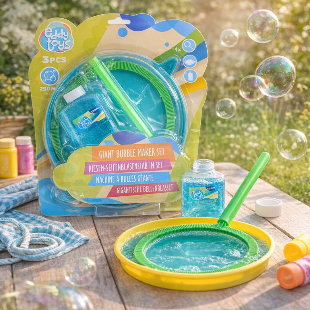 Eddy Toys Giant Bubble Maker - 4-delig