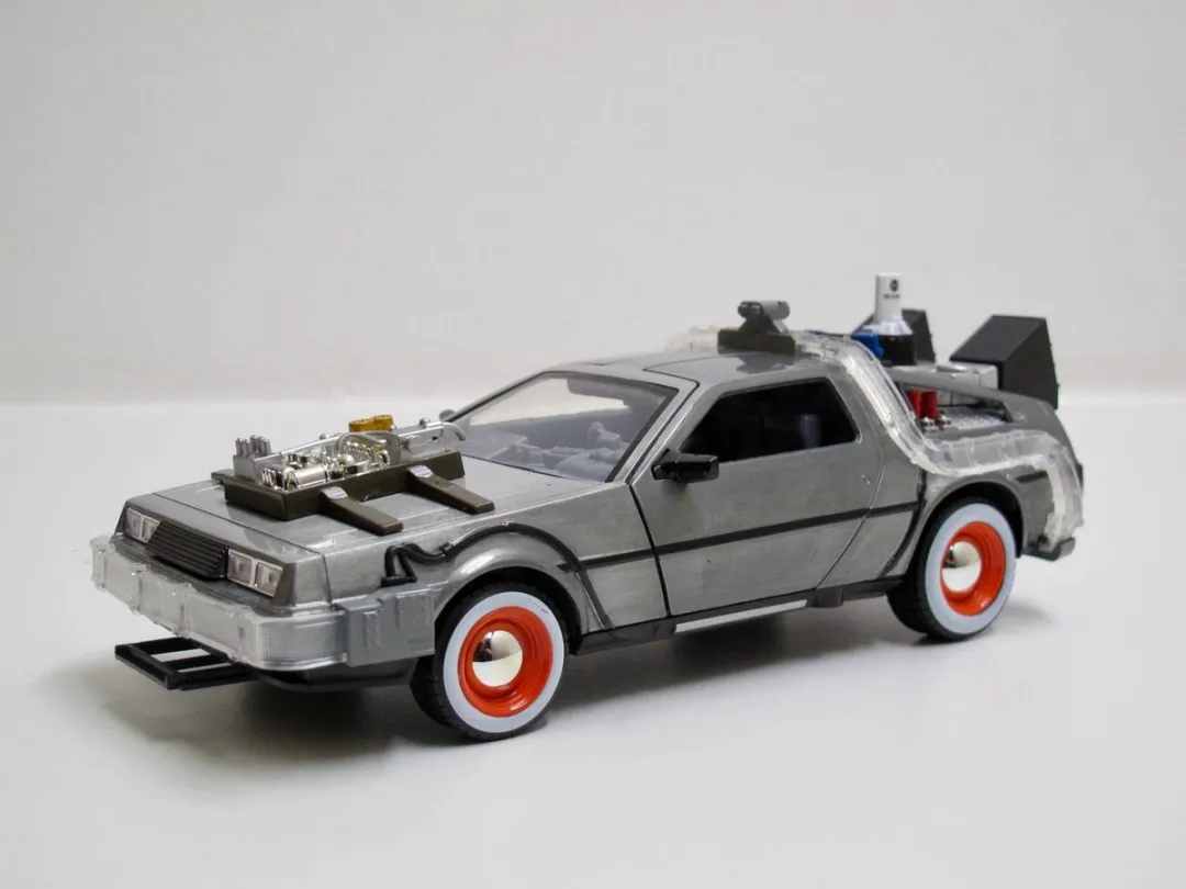 Jada Toys 1/24 DeLorean Back to the Future Part III - Grijs