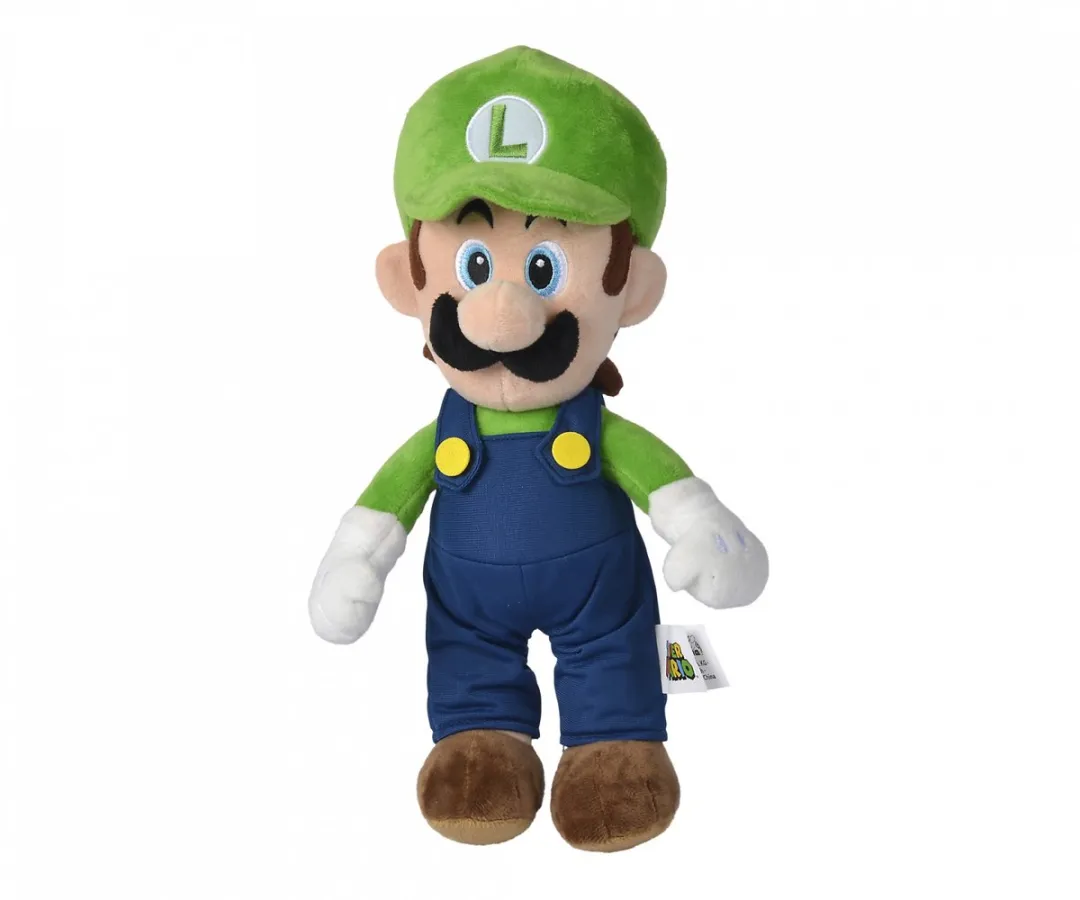 Nicotoy Super Mario Luigi Pluche 30cm