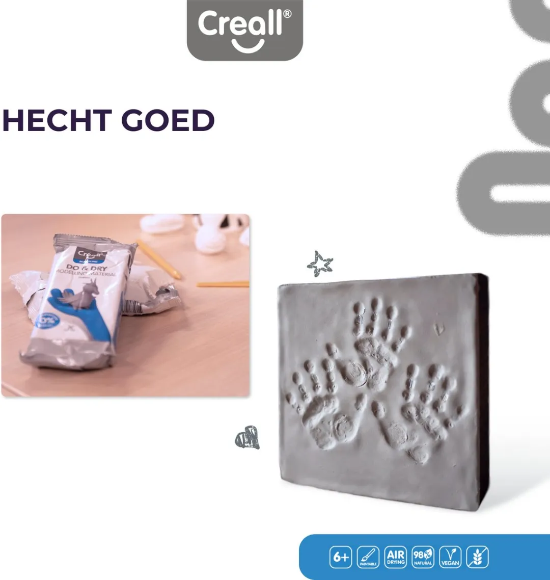 Creall Do & Dry Luchtdrogende Klei Cement - 3x500g