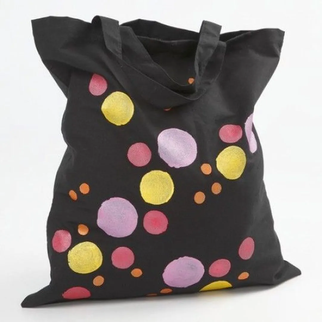 Creativ Company Katoenen Tas 38x42cm - Zwart