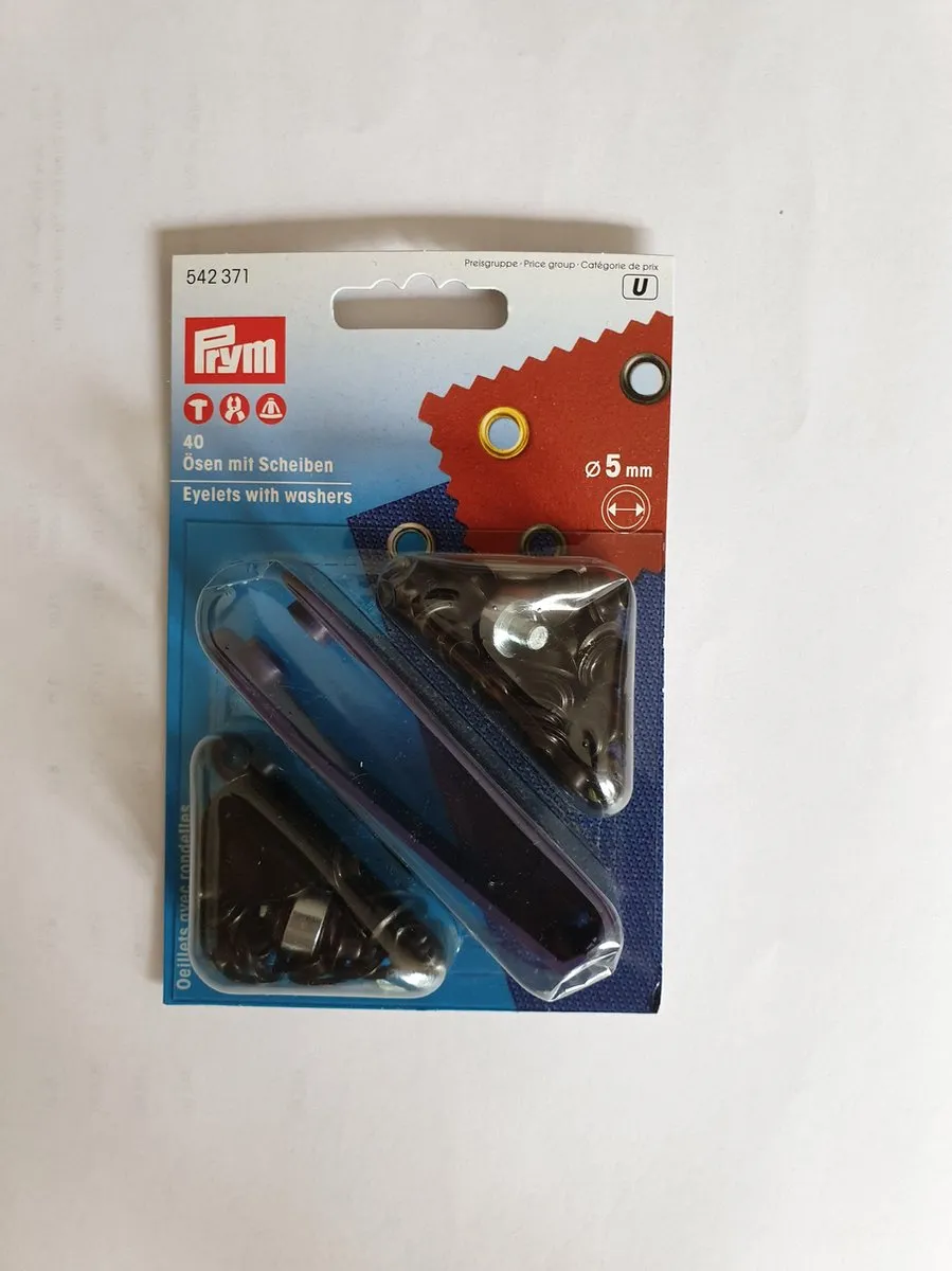 Prym Ringen met schijven 5,0mm Gebronsd - 40 Stuks