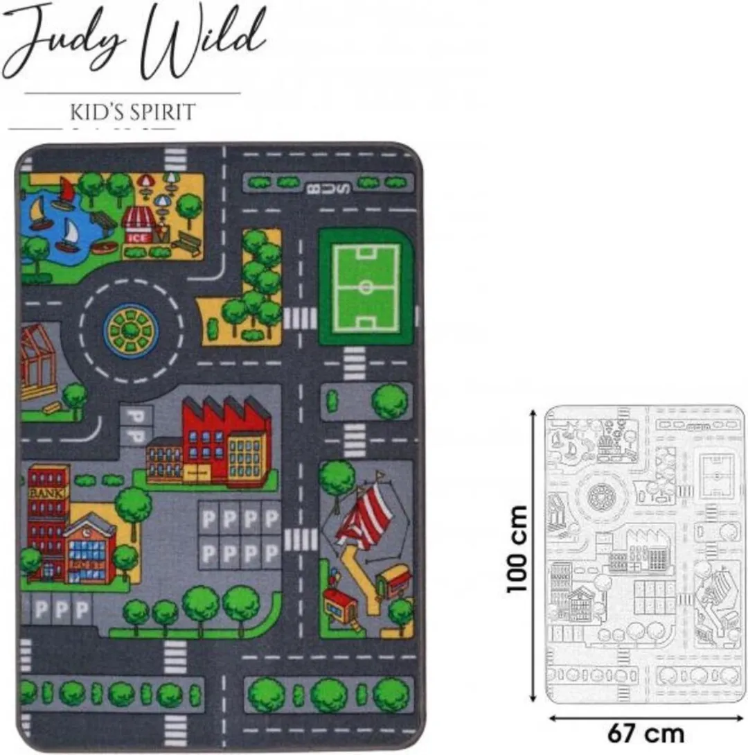 Paradiso Toys Speelkleed Autokleed 67x100cm - Multi