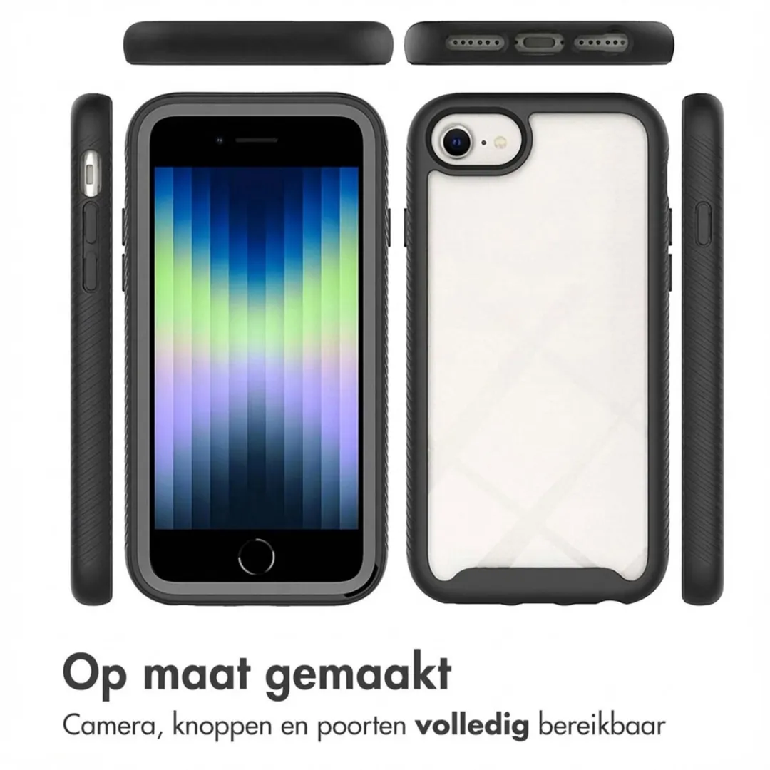 Imoshion Hoesje iPhone SE/8/7/6s/6 - 360° Beschermend - Zwart