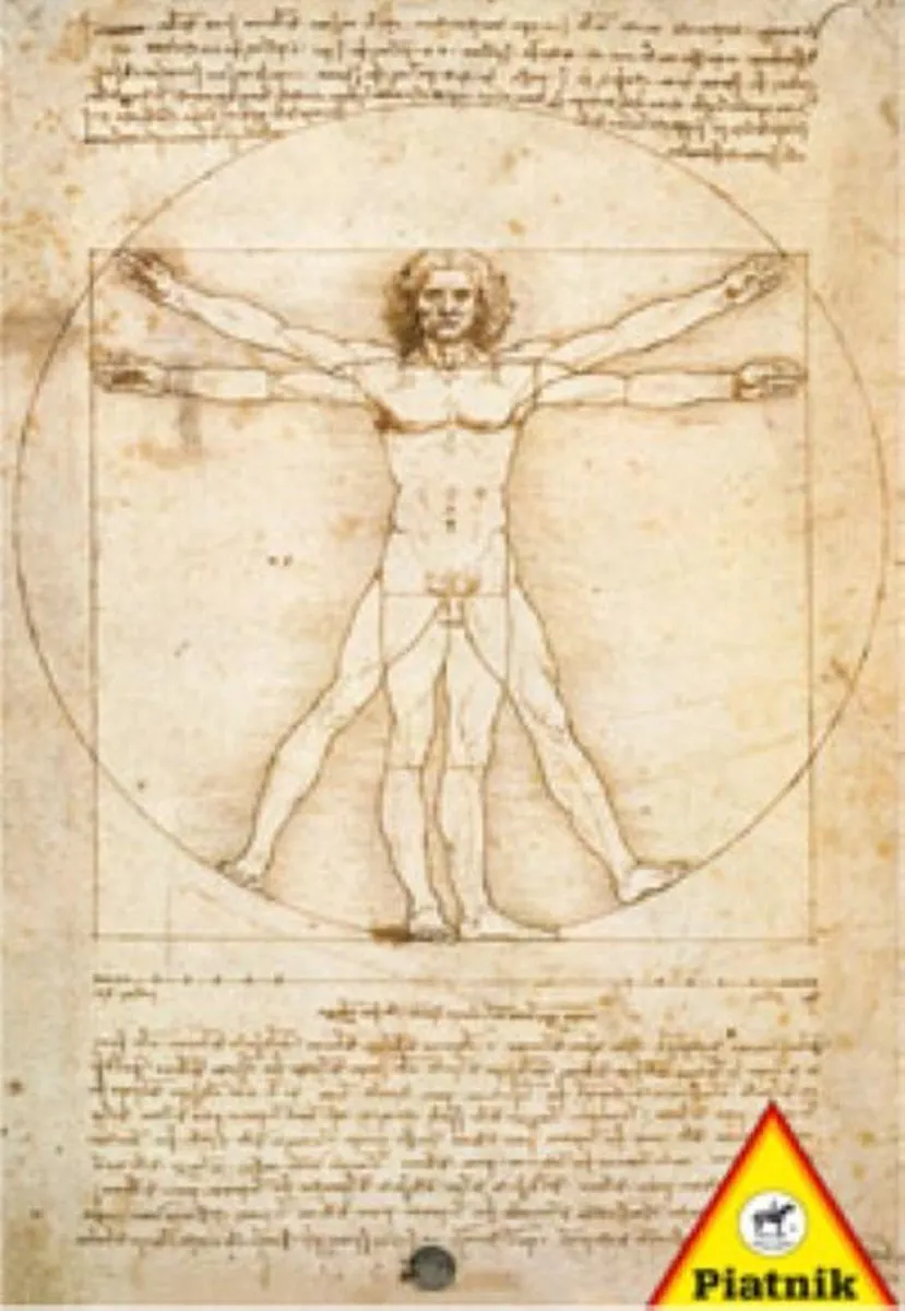 Piatnik Legpuzzel Da Vinci Proporties 1000 Stuks
