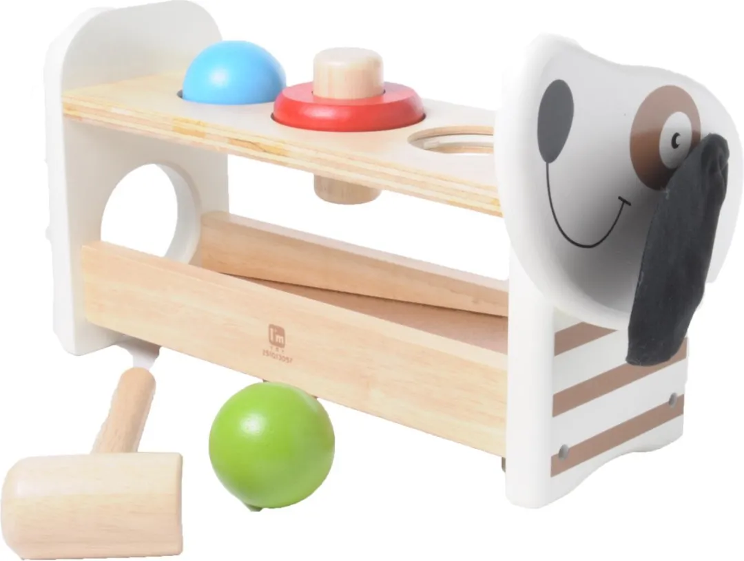 I'm Toy Doggy Hamerbank IM29390 - Wit/Bruin/Groen/Rood/Blauw