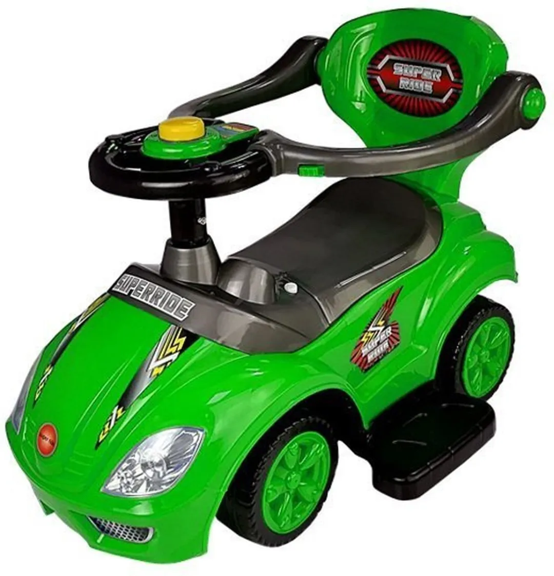 Lean Toys Mega Car 3-in-1 Loopauto - Groen