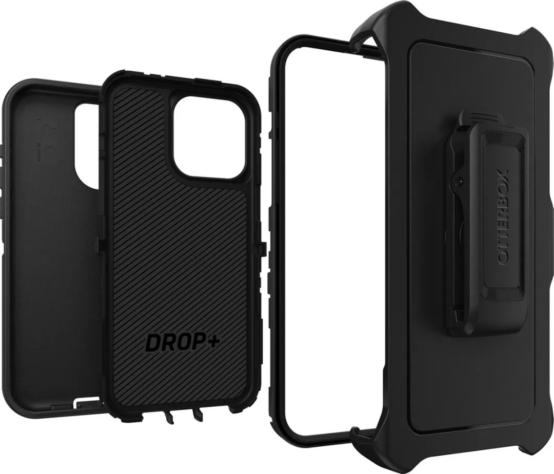 OtterBox Defender 77-92549 iPhone 15 Pro Max Hoesje - Zwart - afbeelding 6 van 6