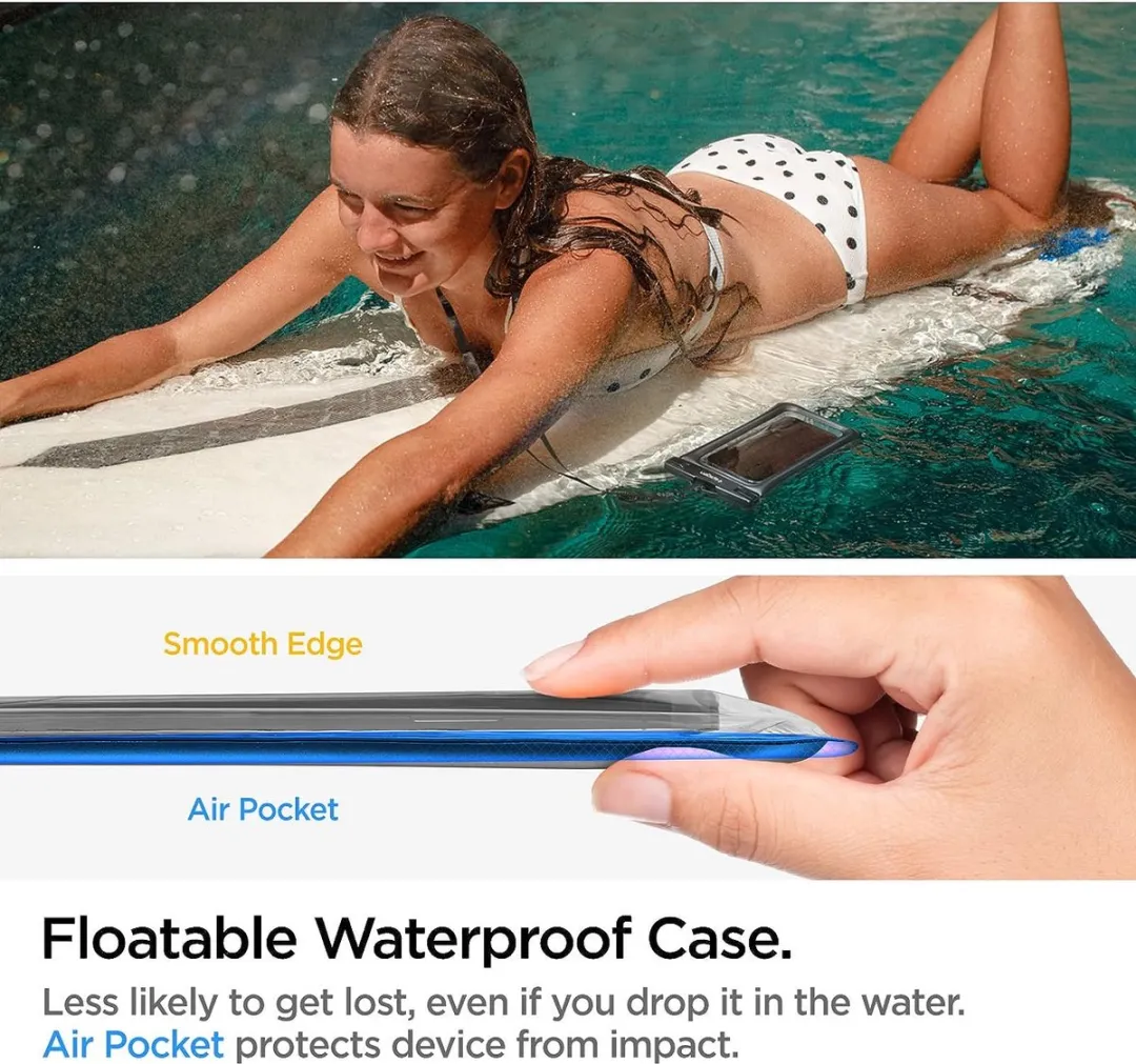 Spigen A621 Waterdichte Hoes - IPX8 - Zilver