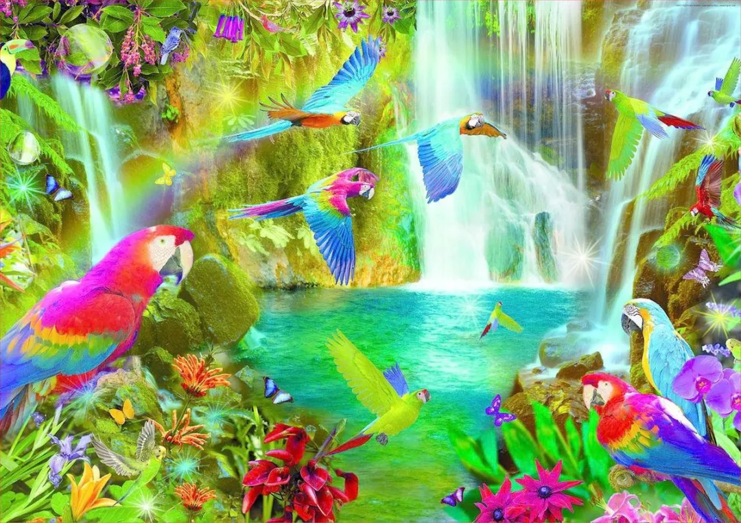 Educa Tropical Parrots Puzzle 1000 Stuks