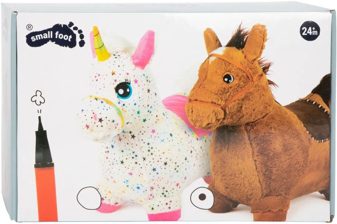 Small Foot Skippypaard Pluche Paard - Bruin