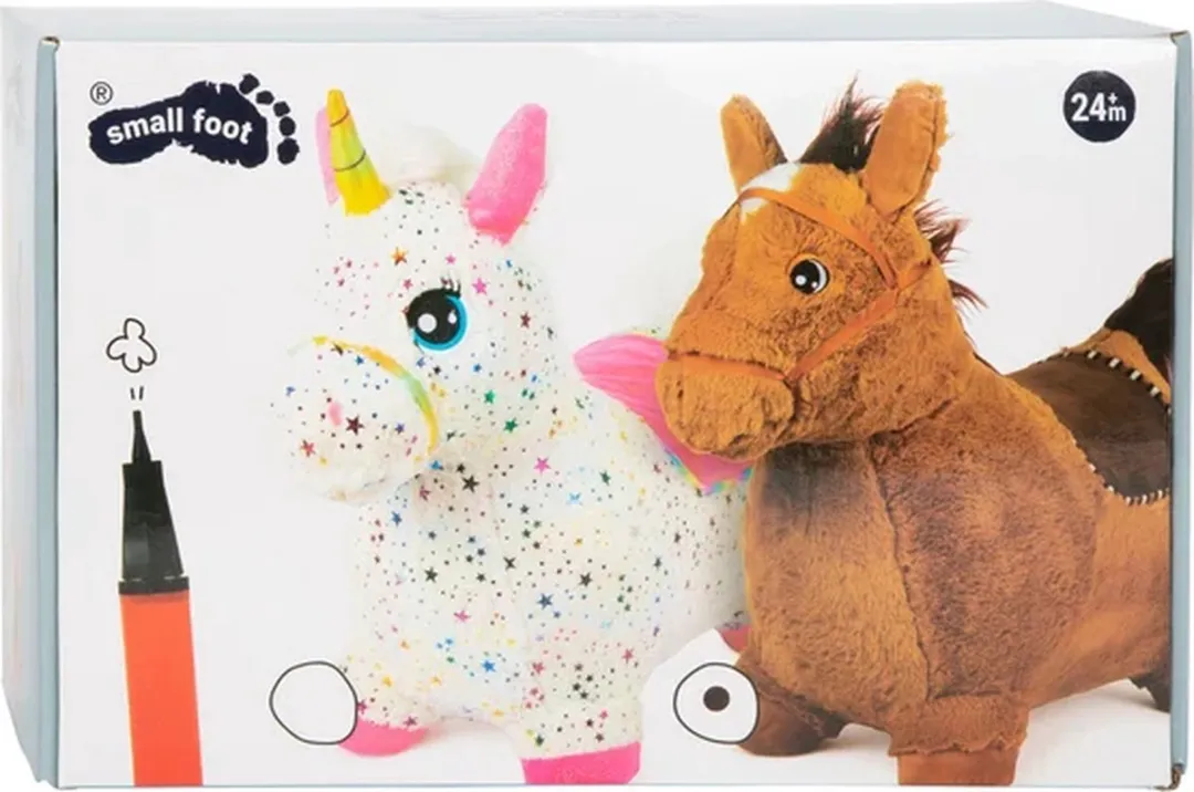 Small Foot Skippypaard Pluche Paard - Bruin - afbeelding 6 van 6
