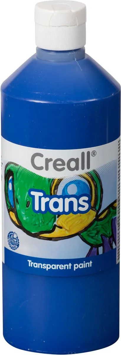 Creall Raamverf Trans Blauw 500ml