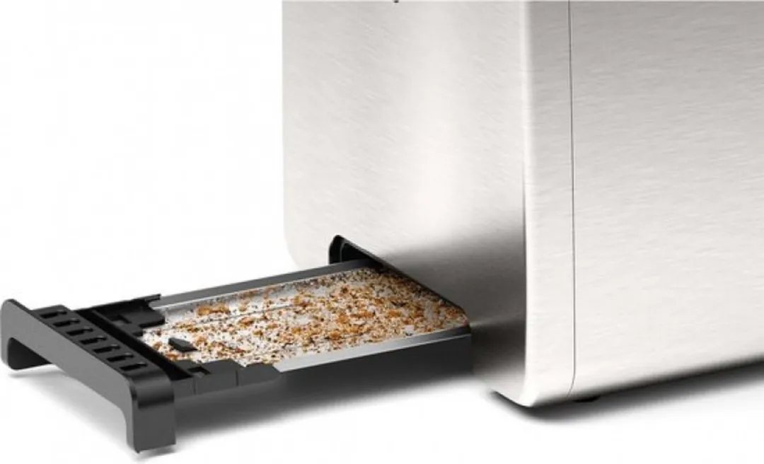 Bosch TAT3P420DE Broodrooster 2 Sneden - 970W - Zwart/Zilver