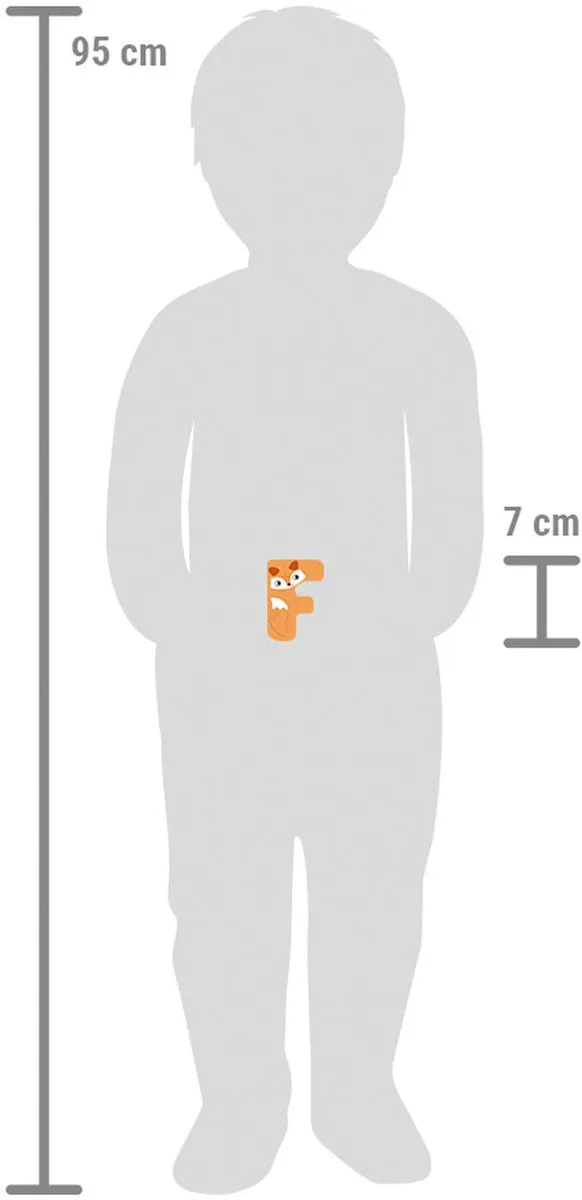 Small Foot Houten Kinderletter F - Multi