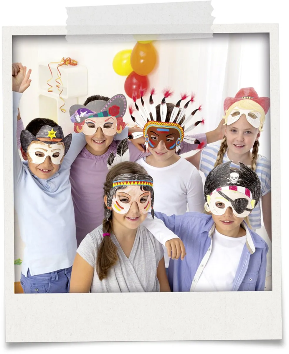 Folia Thema's Kindermasker Karton