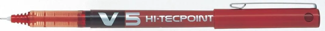 Pilot Hi-Tecpoint V5 Rollerpen 0,3mm - Rood