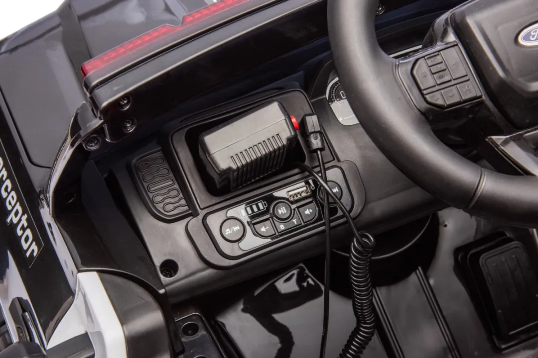 Eco Toys Elektrische Politieauto 707-P - Zwart