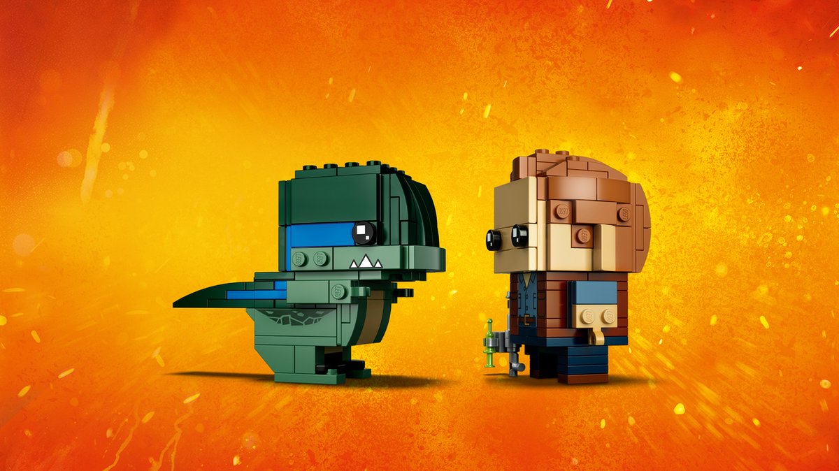 LEGO BrickHeadz Jurassic World Owen & Blue - 41614