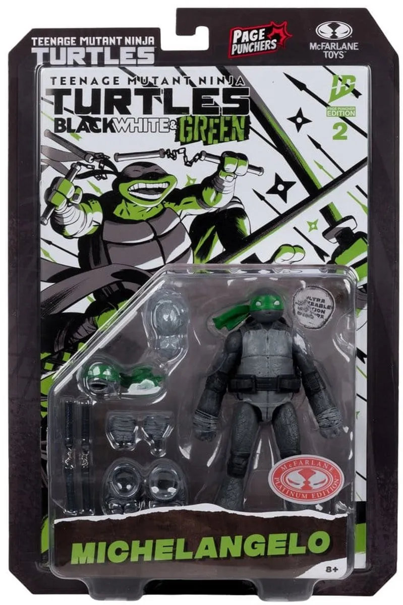 McFarlane Toys TMNT Page Punchers Michelangelo - MCF11417 - Multi