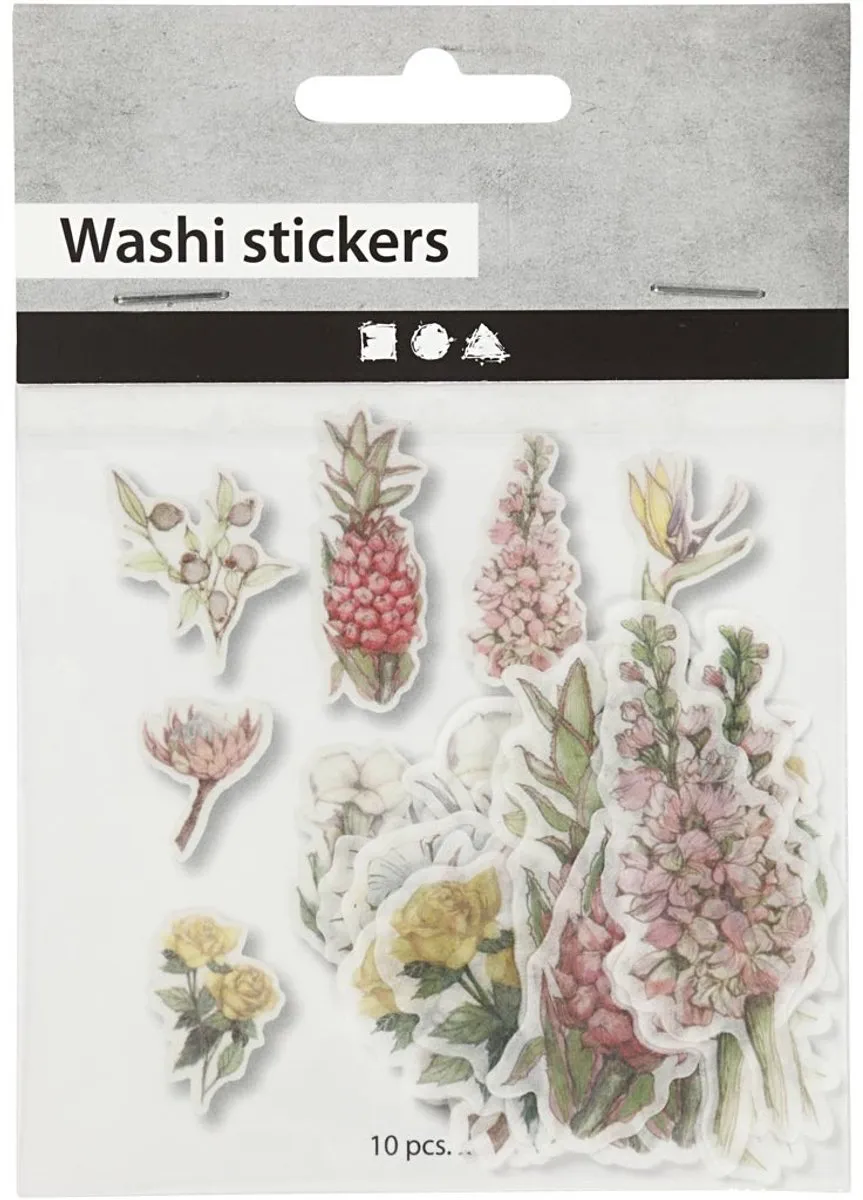 Creativ Company Masking Tape Stickers Bloemen Thema