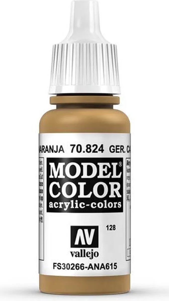 Vallejo Model Color German Camouflage Orange Ochre Acrylverf 17ml