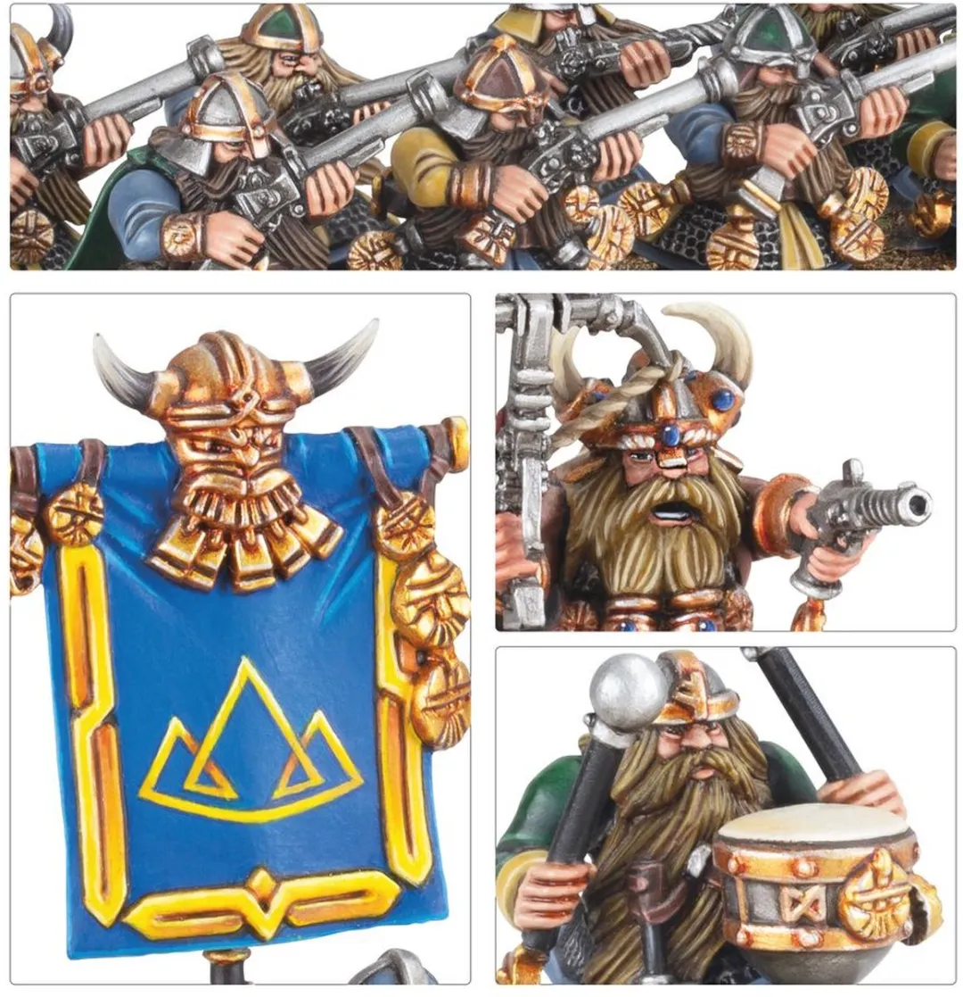 Games Workshop Warhammer The Old World Dwergen Bergvestingen Quarrellers 621 Onderdelen