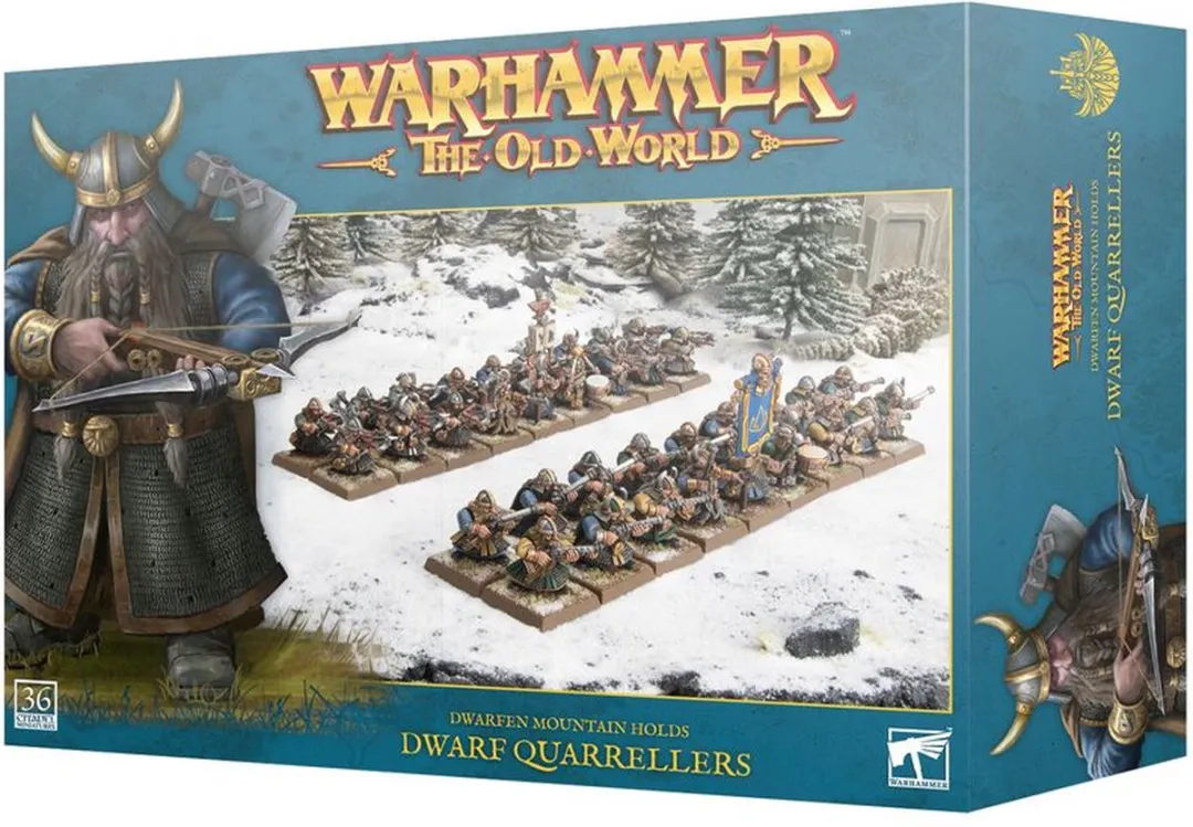 Games Workshop Warhammer The Old World Dwergen Bergvestingen Quarrellers 621 Onderdelen