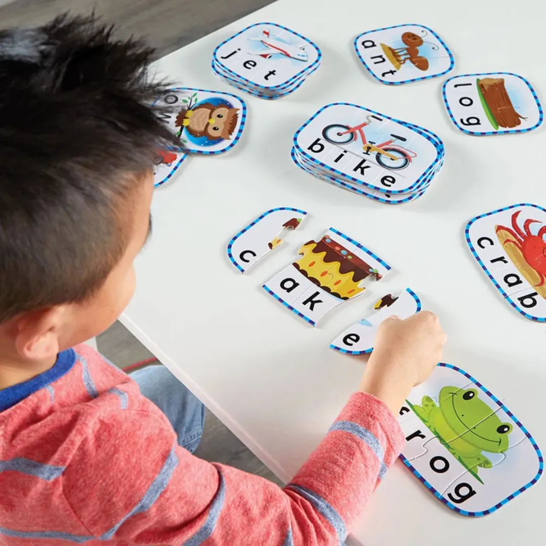 Learning Resources Puzzelkaarten Engels Spelling LER6086 - 20 Stuks