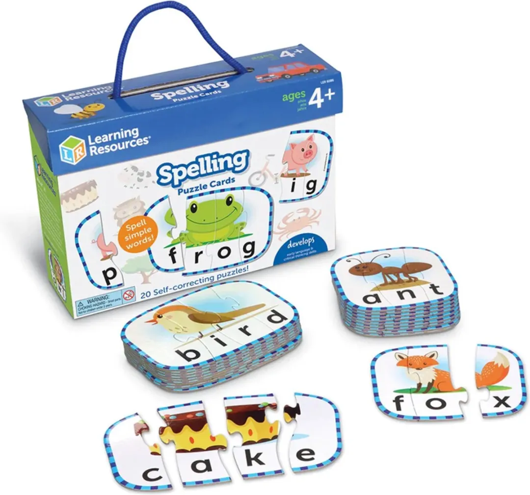 Learning Resources Puzzelkaarten Engels Spelling LER6086