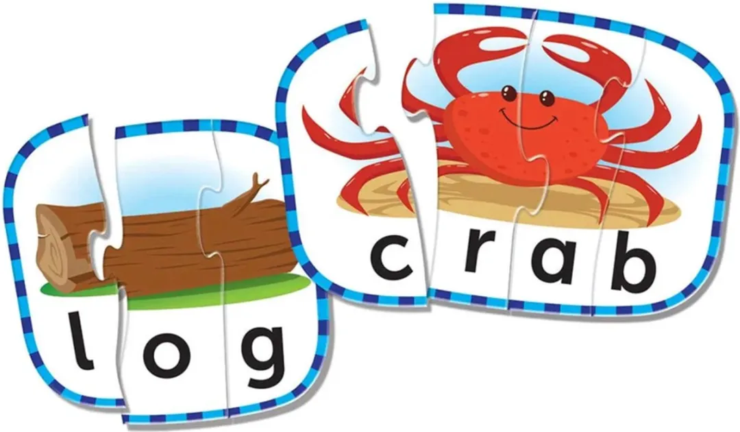 Learning Resources Puzzelkaarten Engels Spelling LER6086 - 20 Stuks