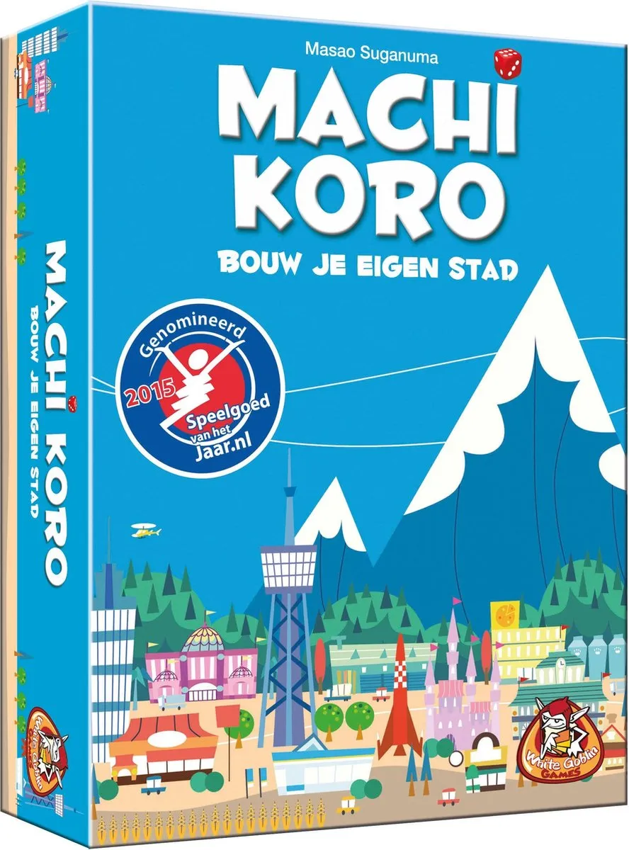 White Goblin Games Machi Koro Dobbelspel - 108 Kaarten - 4 Spelers