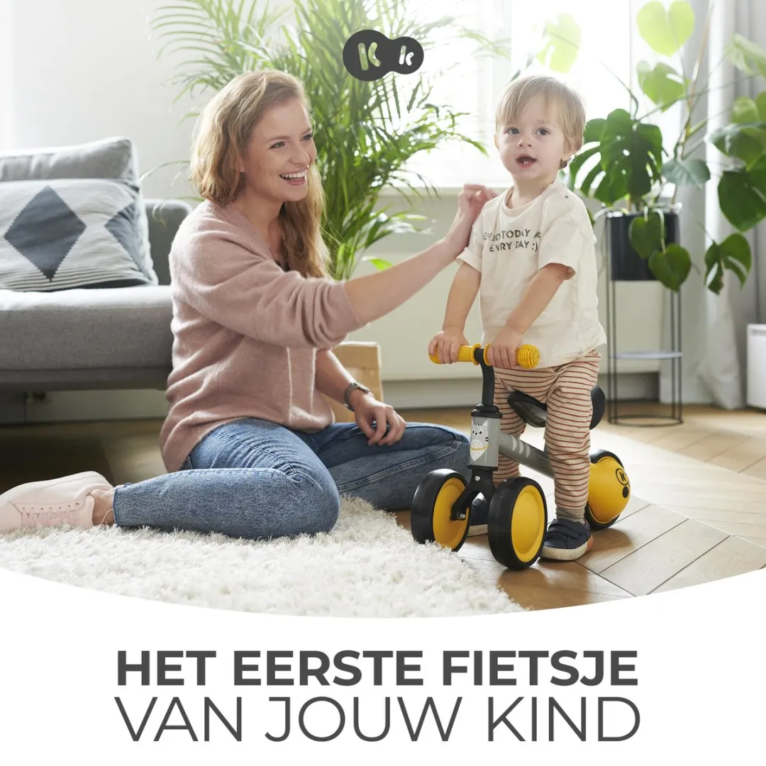 KinderKraft CUTIE Loopfiets Honing 15 Inch