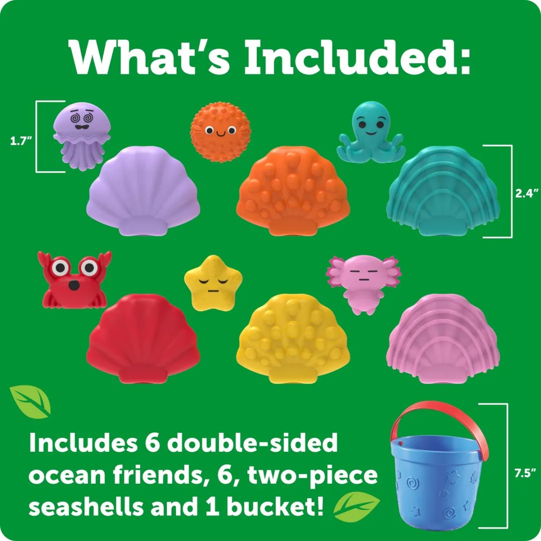 Learning Resources Ocean Emotion Seashells Set - Multicolor