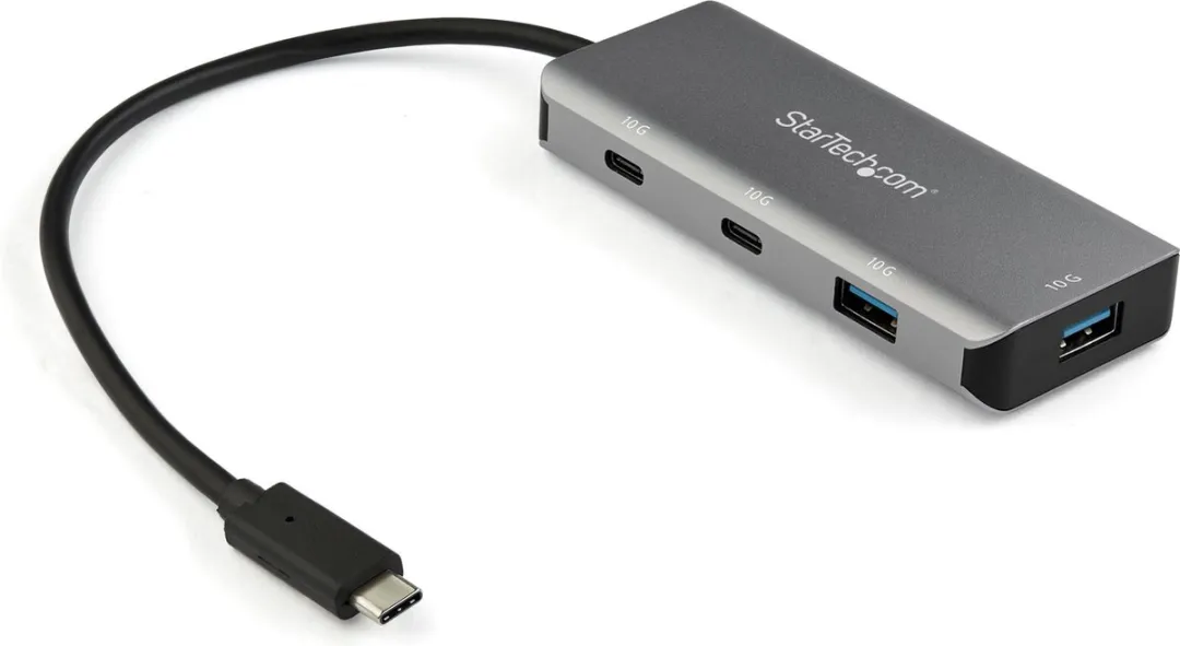 Startech HB31C2A2CB USB-Hub - Zwart/Grijs