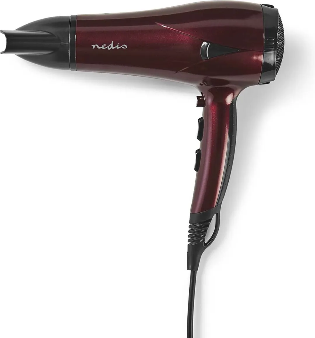 Nedis Föhn PCHD120RD - 2000W - Rood/Zwart