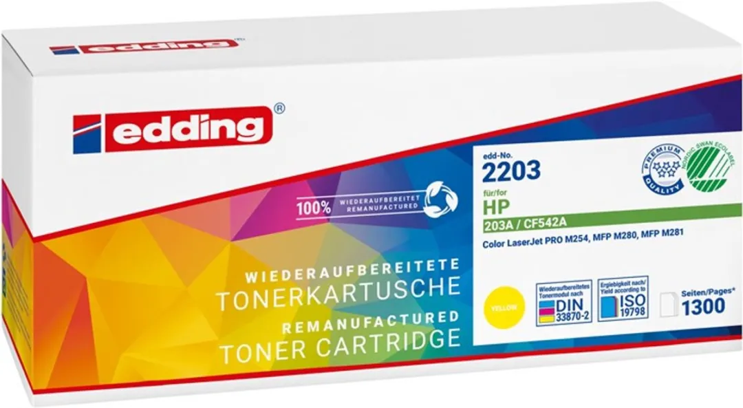 edding EDD-2203 Tonercartridge Geel