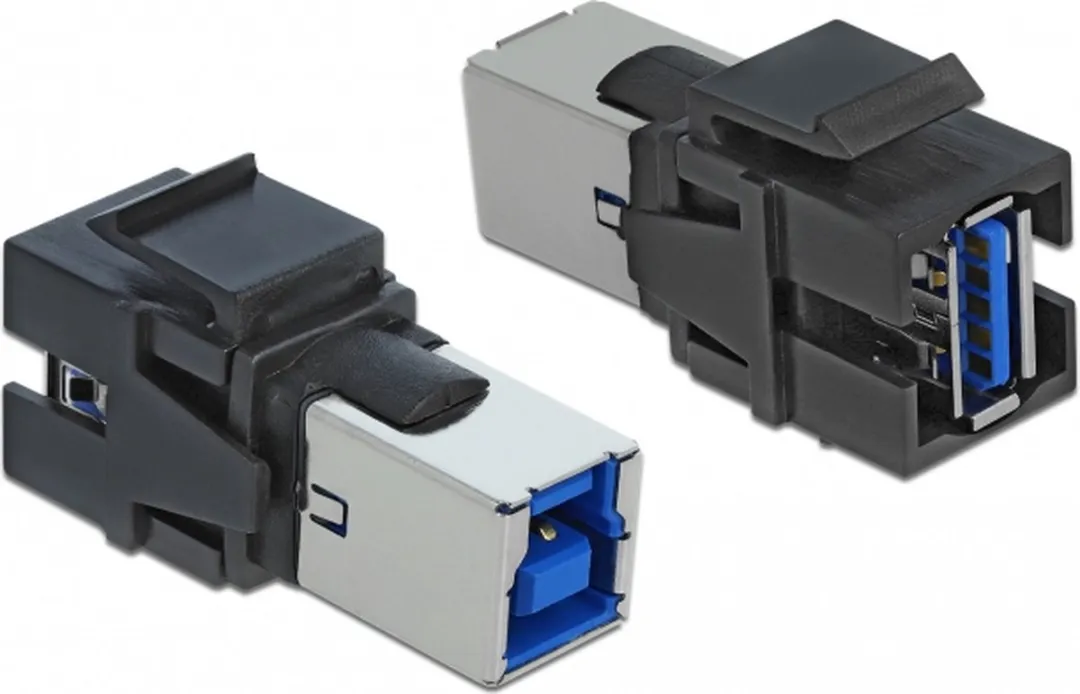 Delock Keystone Module USB 3.0 12607 - Zwart