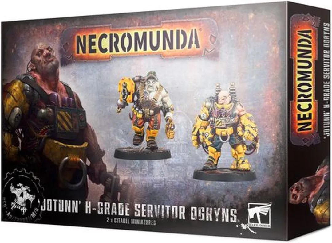 Games Workshop Necromunda Jotunn H-Grade Servitor Ogryns - 57 Onderdelen