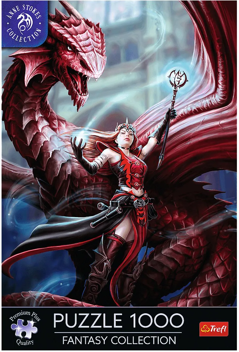 Trefl Fantasy Collection Scarlet Mage Puzzel 1000 Stuks - Multicolor