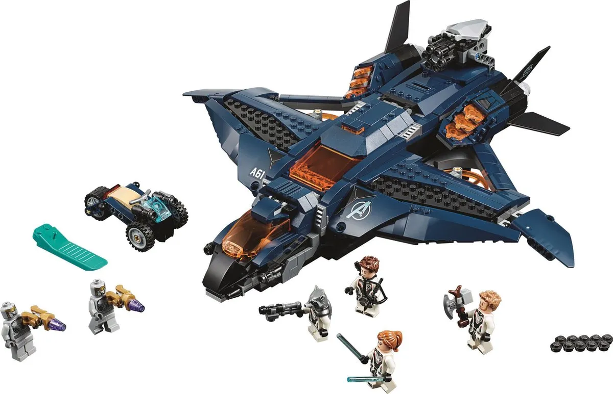 LEGO Marvel Avengers Quinjet 76126 - 838 Stukken - 6 Minifiguren