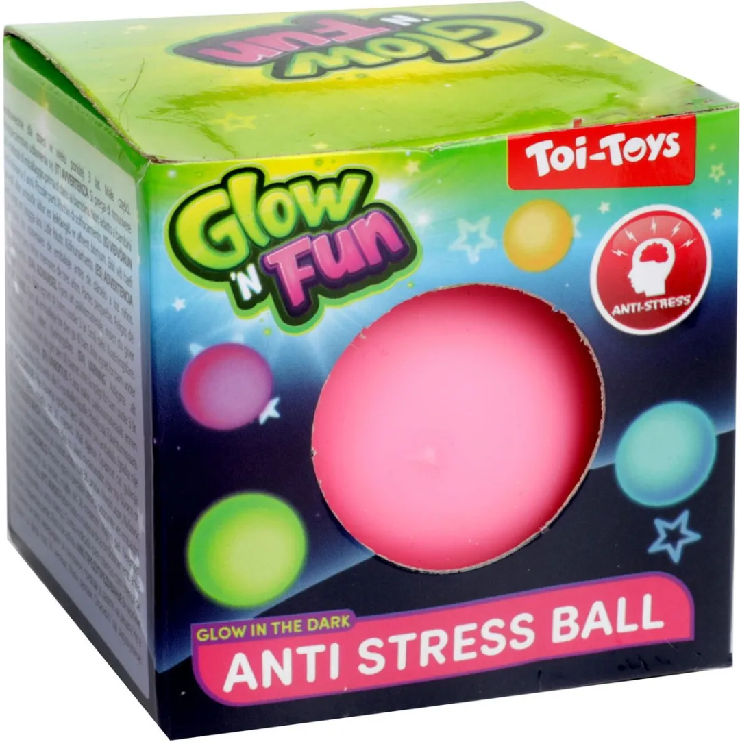 Toi-Toys Anti Stressbal Glow in the Dark - Assorti - afbeelding 3 van 5