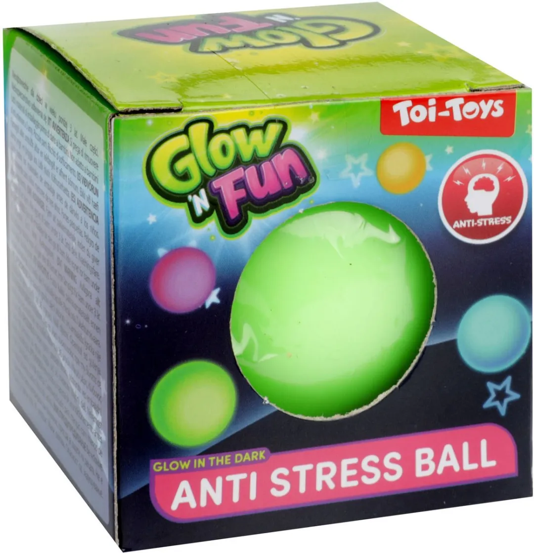 Toi-Toys Anti Stressbal Glow in the Dark - Assorti - afbeelding 2 van 5
