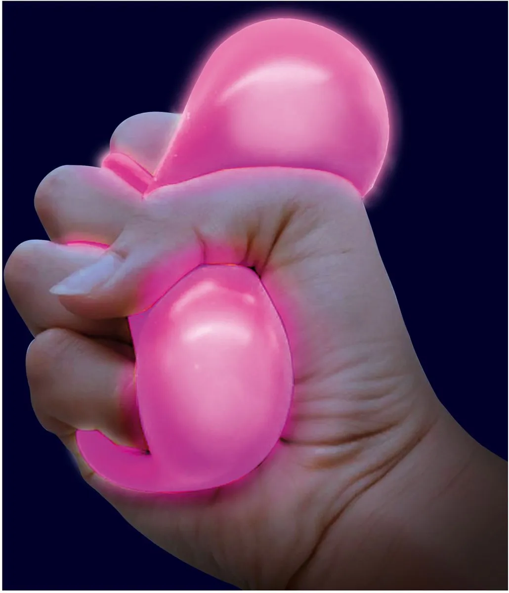 Toi-Toys Anti Stressbal Glow in the Dark - Assorti - afbeelding 4 van 5