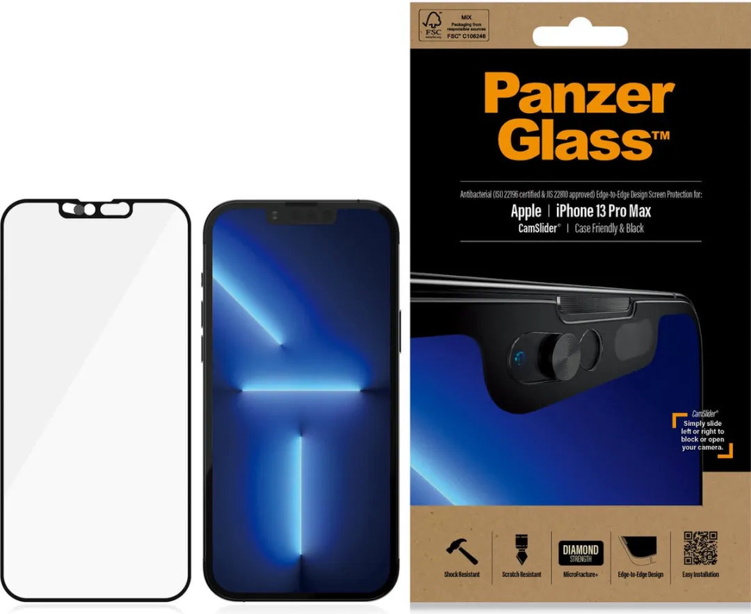 PanzerGlass Camslider iPhone 13 Pro Max Screenprotector